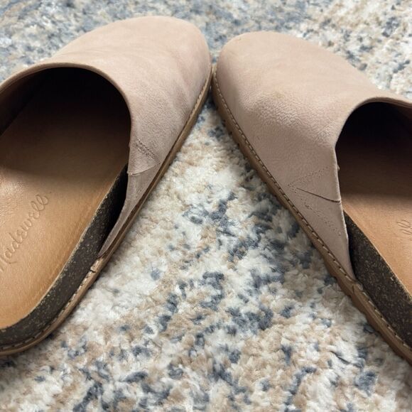 Madewell The Layne Clog Mule Women 7 Leather Slip On Classic Comfort Dusty Blush - Picture 7 of 10